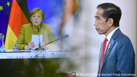 Di Depan Merkel, Jokowi Kembali Tegaskan Sikap Indonesia Atas Myanmar